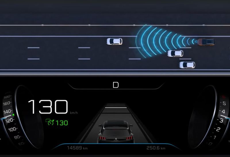 Peugeot 5008 Hybrid Adaptive Cruise Control remote activation 2020-2023