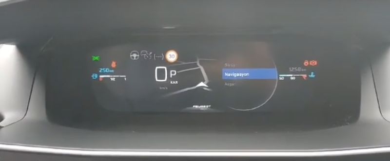 Peugeot 2008 I-Cockpit navigation display activation - Remote Activation service 2023+