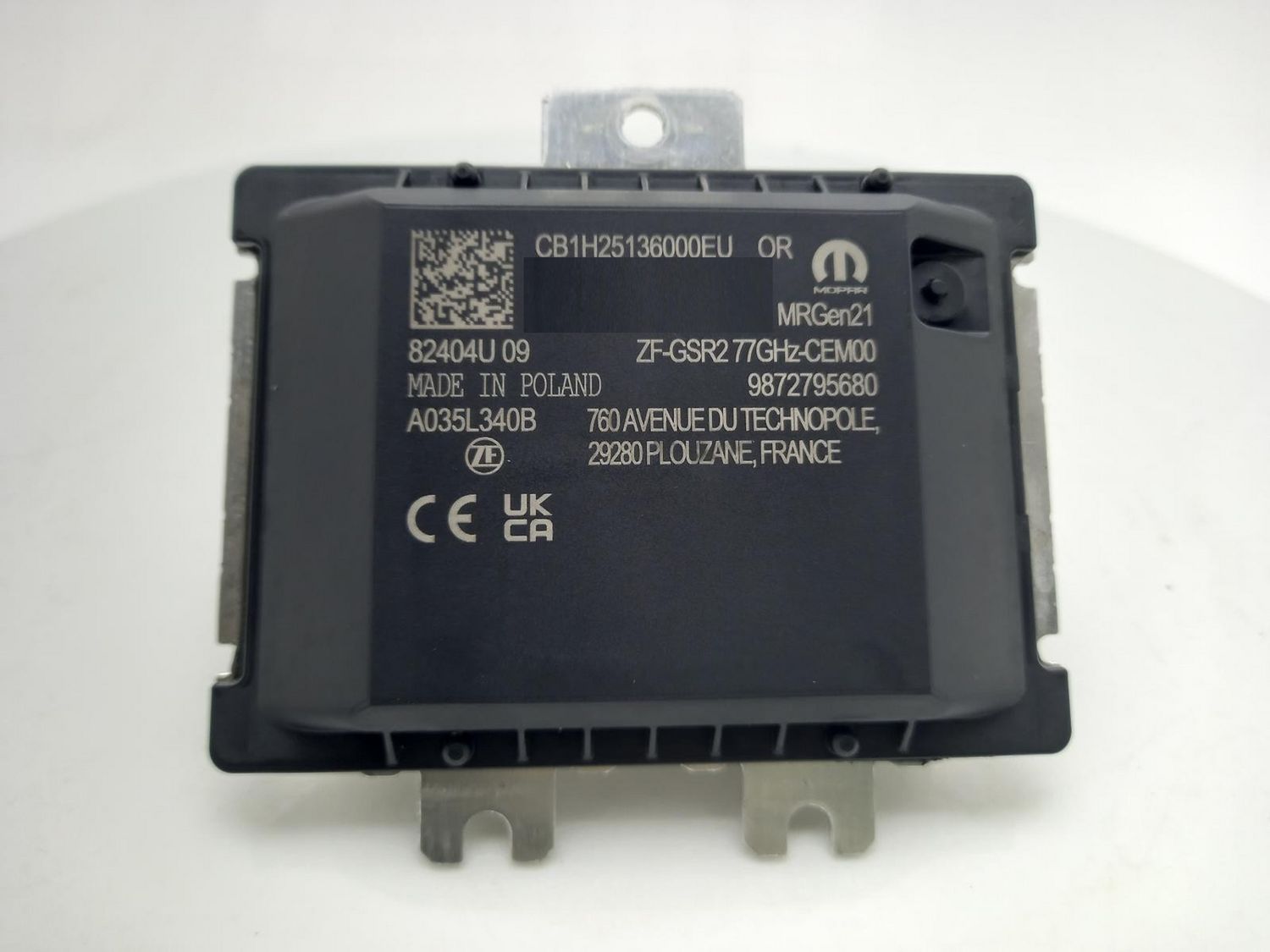 PEUGEOT 2008 ARTIV ELECTRONIC UNIT 6502353280