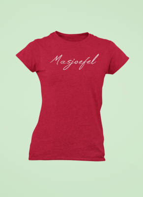 Tweedekans Masjoefel - T-shirt (Vrouwenmodel) Tweedekans Masjoefel - T-shirt (Vrouwenmodel)