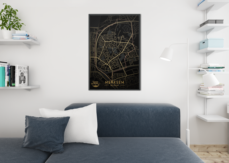Canvas - Merksem - 2170 - Zwart/Goud