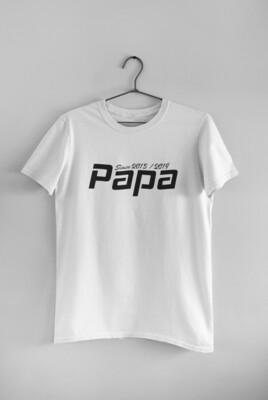 Papa Since + Geboortejaren kids - T shirt Papa Since + Geboortejaren kids - T shirt