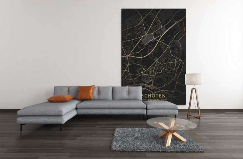Canvas - Schoten - 2900 - Zwart/Goud