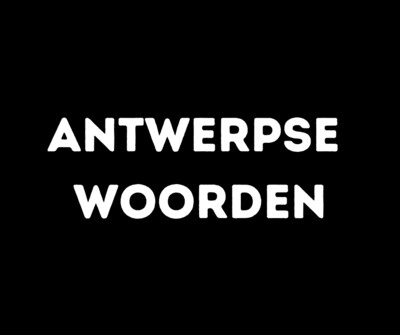 Antwerps Dialect Woorden