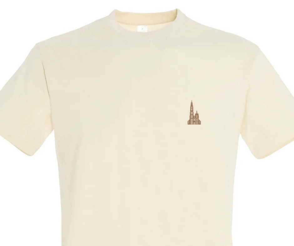 Kathedraal - Iconen TShirt, Kleureke: Créme