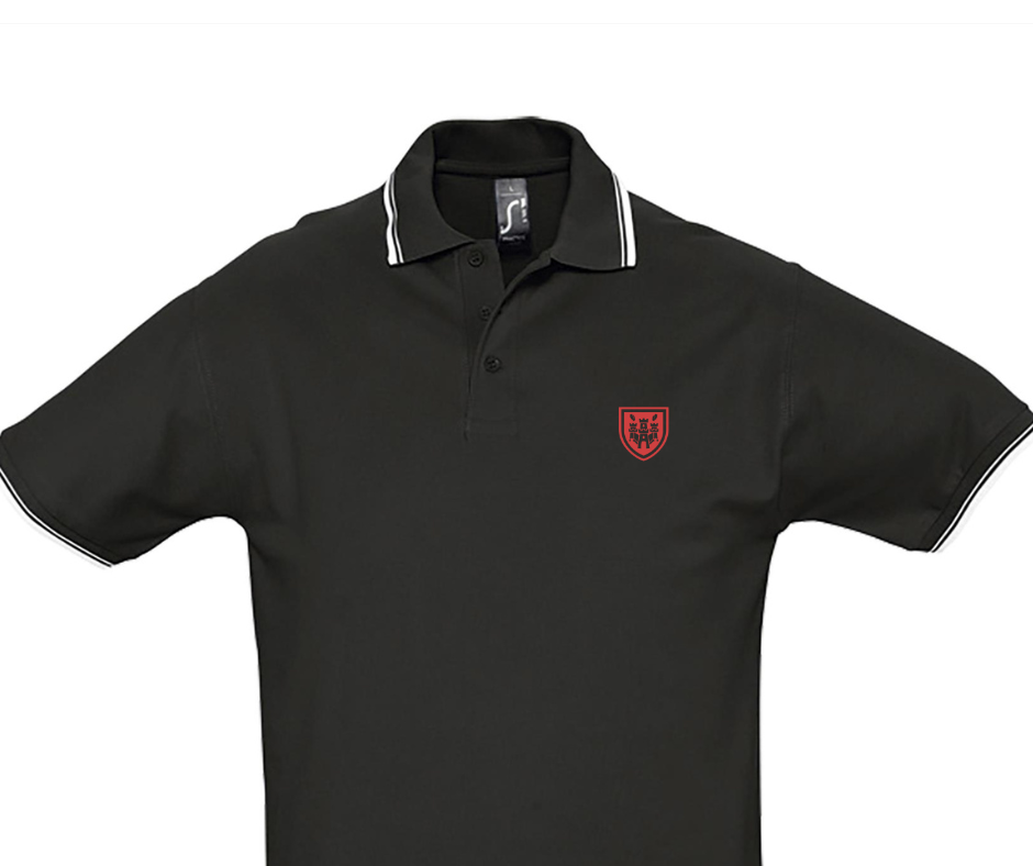 Het Steen/Wapenschild - Iconen Polo, Kleureke: Zwart