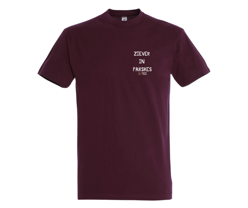 ZIEVER IN PAKSKES - T shirt