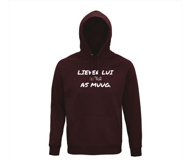 HOODIE - LIEVER LUI AS MUUG