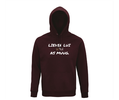 HOODIE - LIEVER LUI AS MUUG