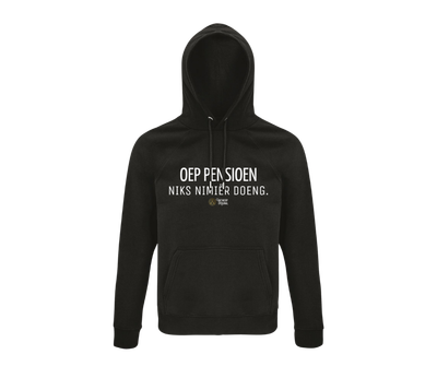 HOODIE - OEP PENSIOEN, NIKS NIMIER DOENG