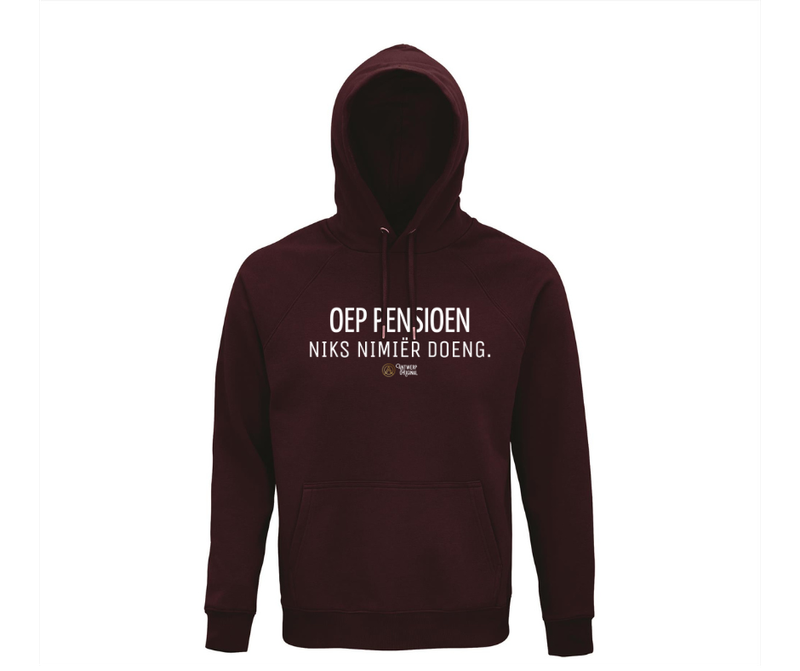 HOODIE - OEP PENSIOEN, NIKS NIMIER DOENG