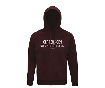 HOODIE - OEP PENSIOEN, NIKS NIMIER DOENG