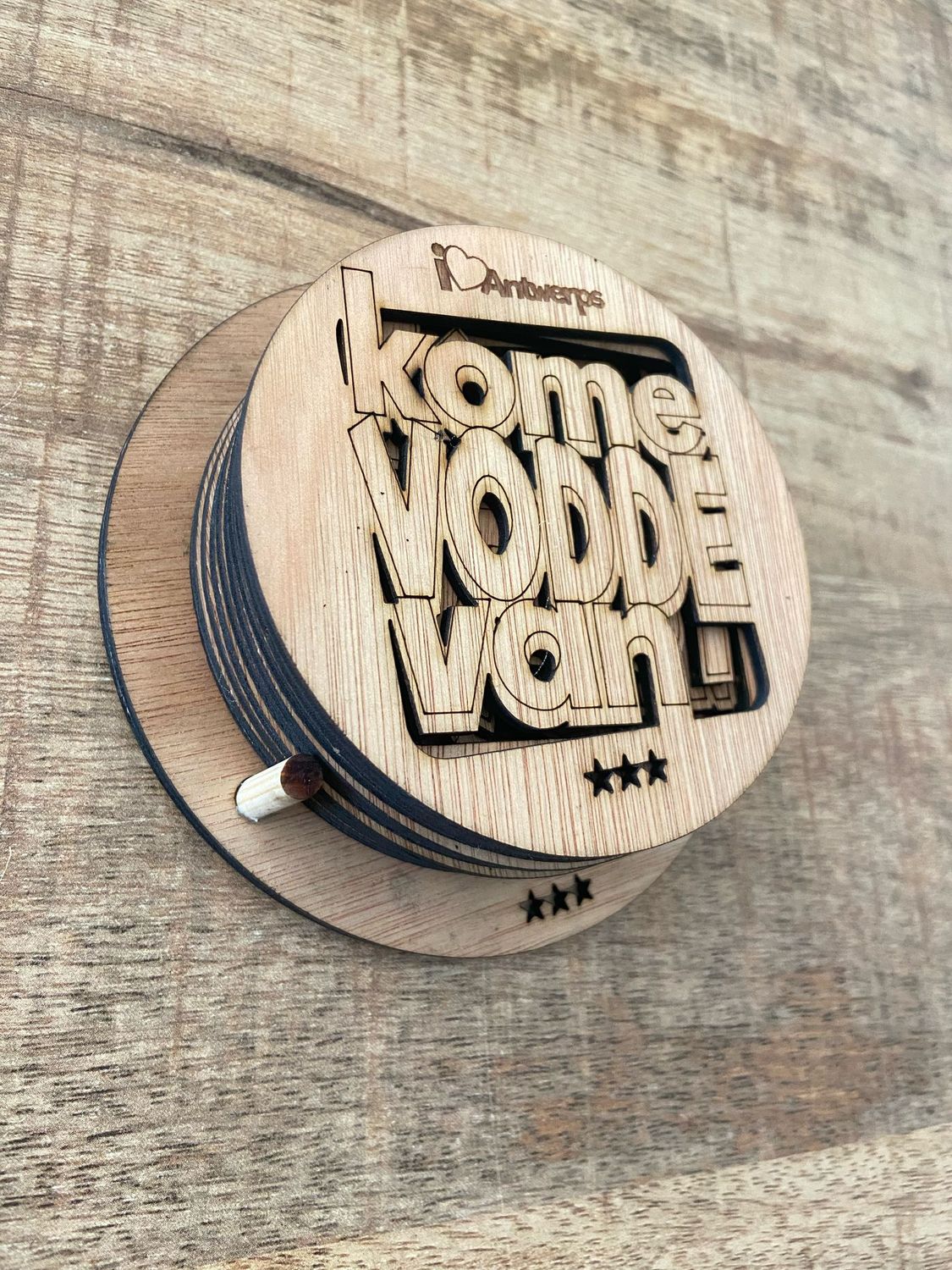 Kome Vodde Van - Onderzetter