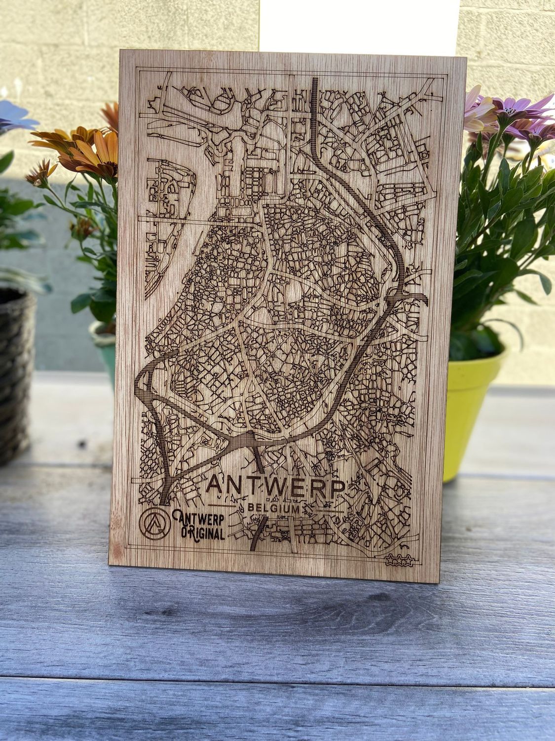 Stadsmap - Muurplaat