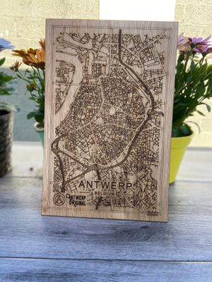 Stadsmap - Muurplaat