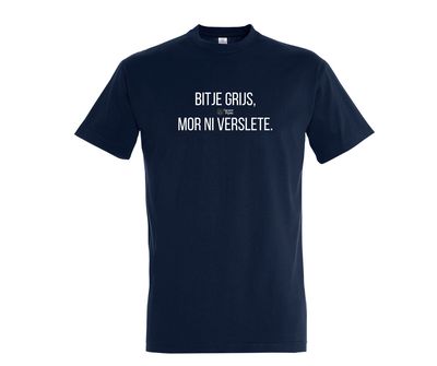 T shirt - Bitje Grijs, Mor Ni Verslete