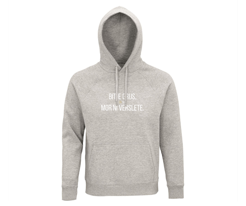 HOODIE - Bitje Grijs, Mor ni Verslete