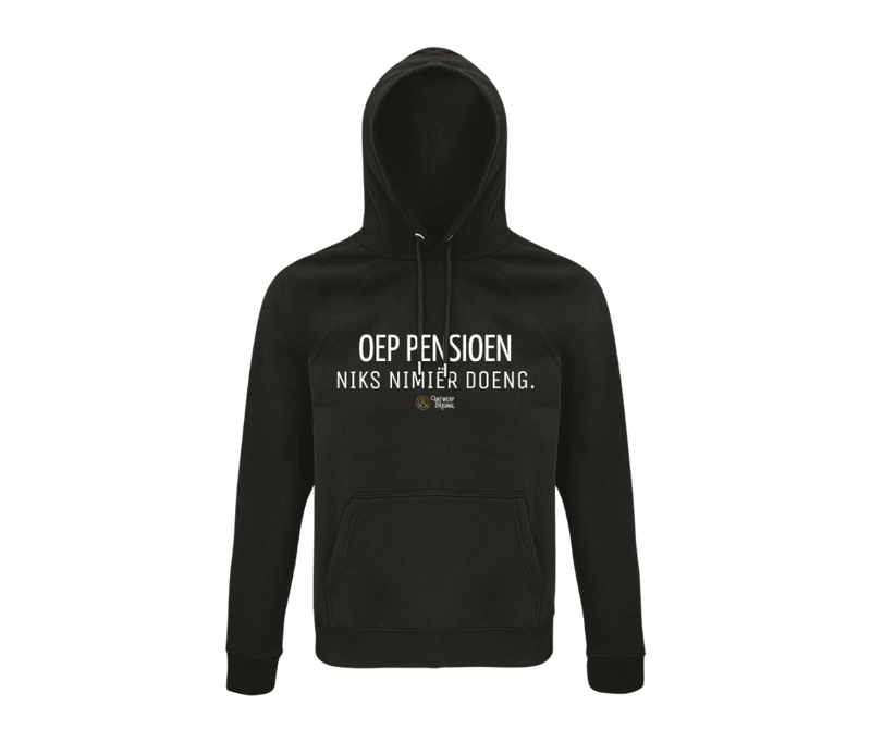 HOODIE - OEP PENSIOEN, NIKS NIMIER DOENG