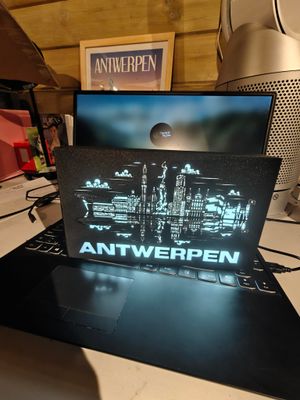 Lichtbox - Antwerpen Skyline