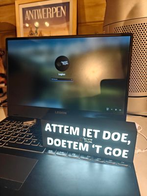 Lichtbox - ATTEM IET DOE, DOETEM &#39;t GOE