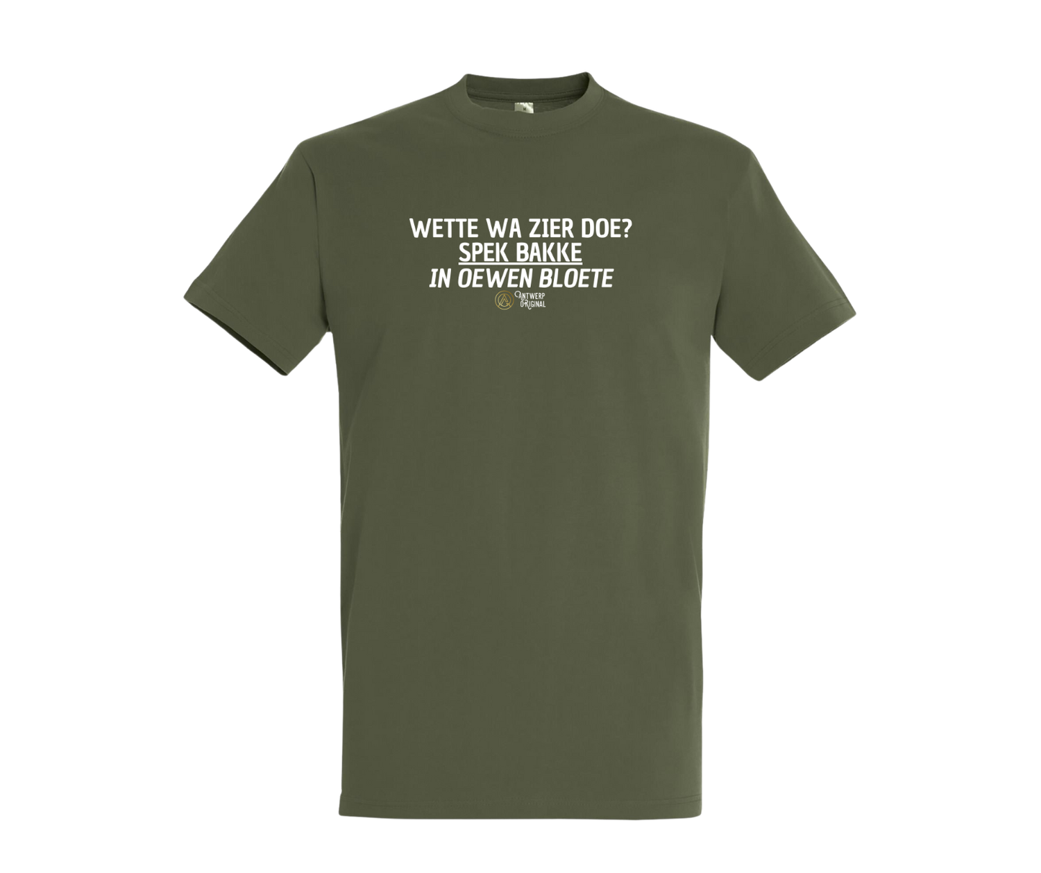 Spek Bakke in Oewen Bloete  - T shirt