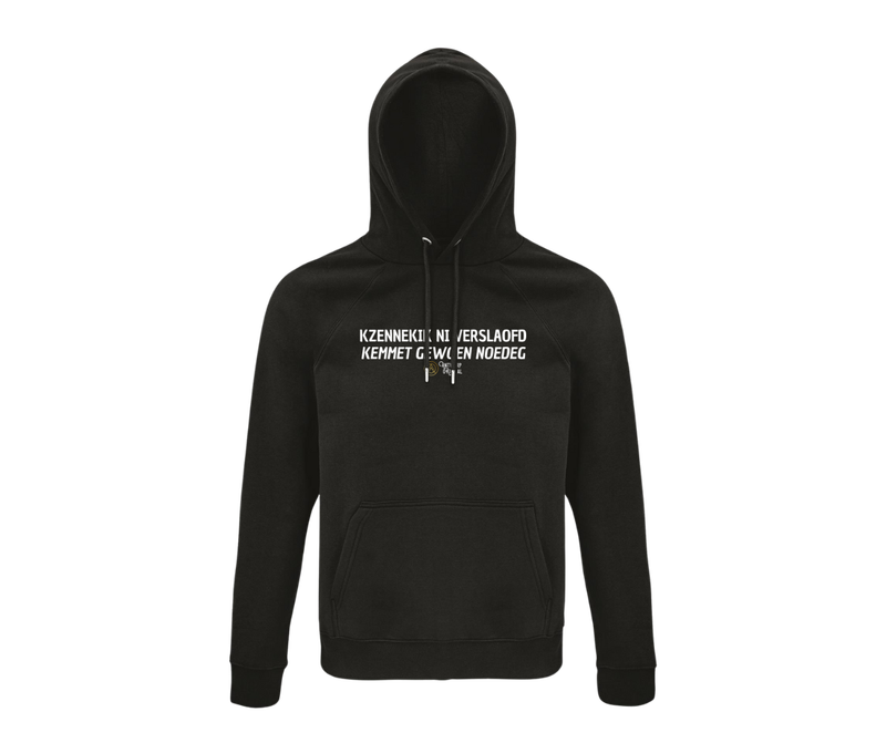 HOODIE - Kzennekik ni versloafd, Kemmet Gewoen Noedeg