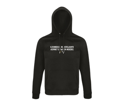 HOODIE - Kzennekik ni versloafd, Kemmet Gewoen Noedeg
