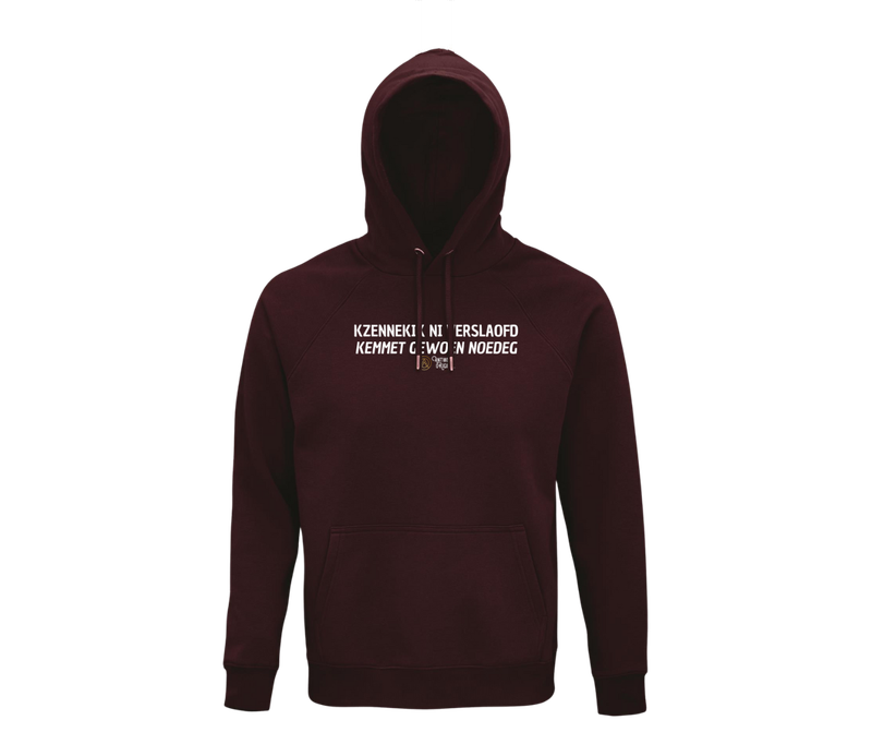 HOODIE - Kzennekik ni versloafd, Kemmet Gewoen Noedeg