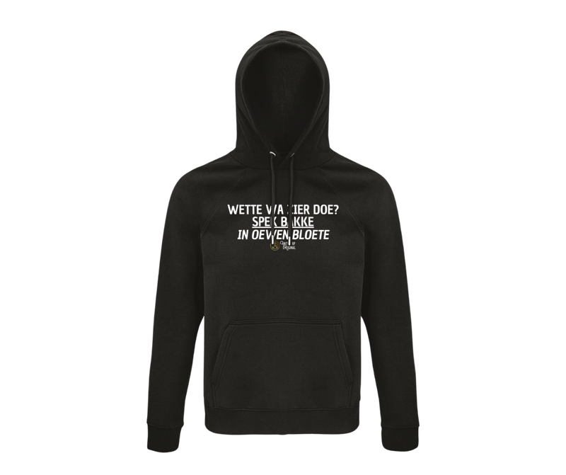 HOODIE - Spek Bakke in Oewen Bloete