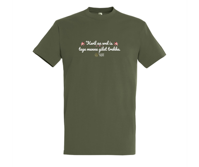 Kwil AA wel is tege menne gilet trekke - T shirt Kwil AA wel is tege menne gilet trekke - T shirt