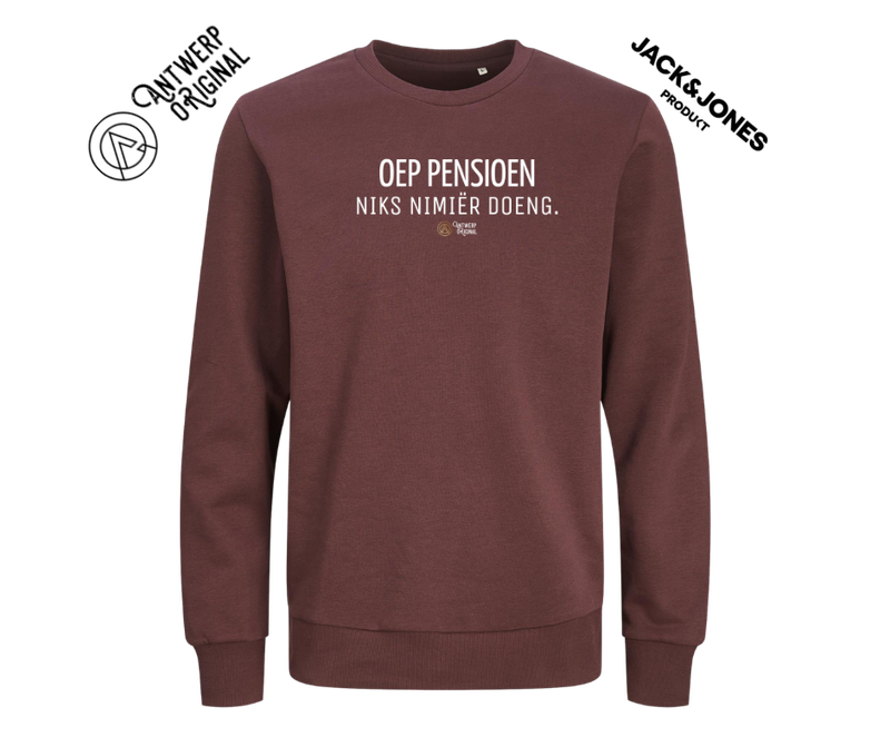 Trui - OEP PENSIOEN, NIKS NIMIER DOENG