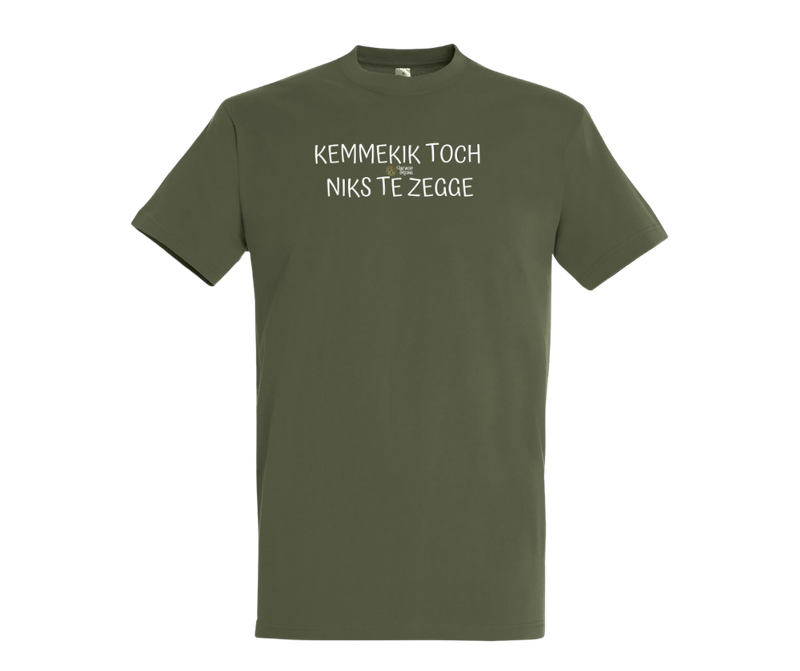 KEMMEKIK TOCH NIKS TE ZEGGE - T shirt KEMMEKIK TOCH NIKS TE ZEGGE - T shirt