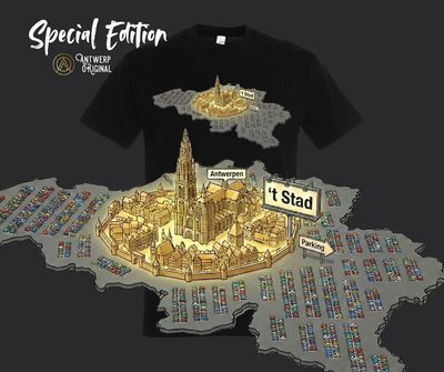 ANTWERPEN en al de rest is PARKING - Tshirt