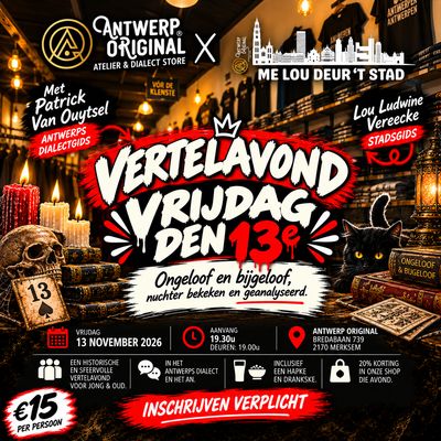 Ticket - Vertelavond - Vrijdag den 13e
