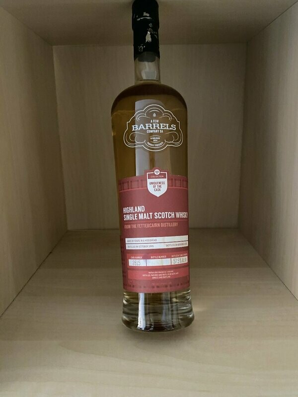 Fettercairn  Collection Uniqueness of the Cask