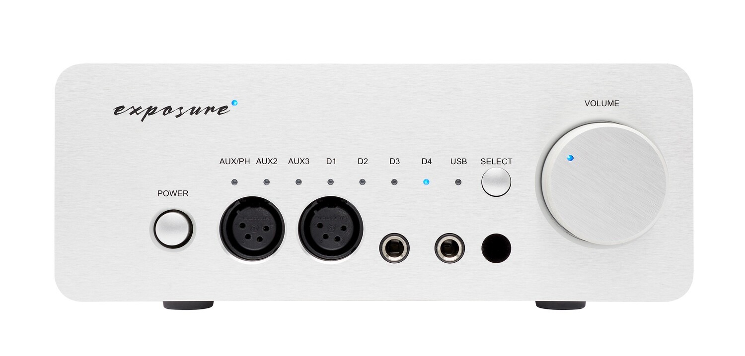 Exposure XM Headphone Amp, silver