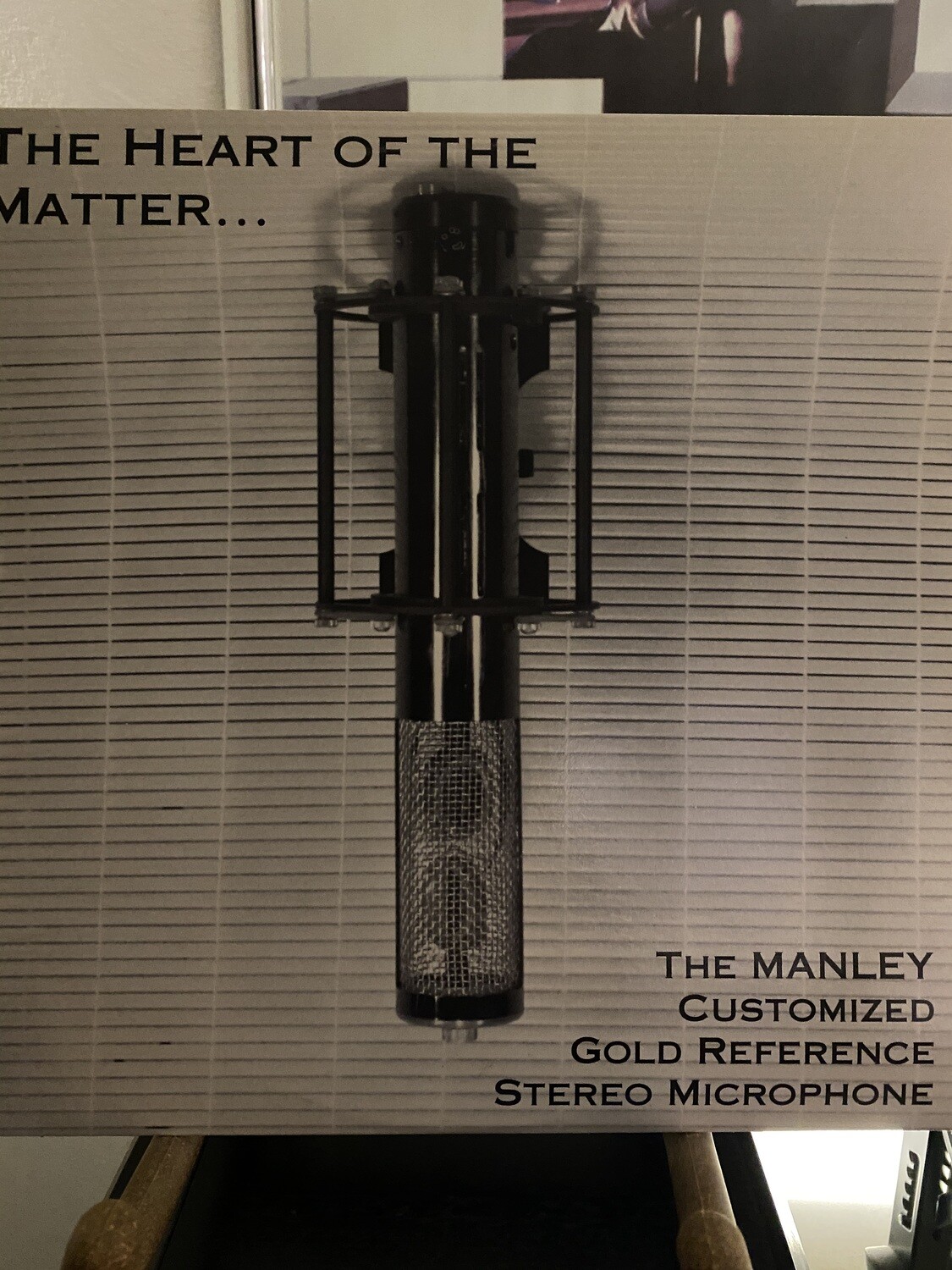 The Heart of the Matter
The manley customized gold reference stereo microphone