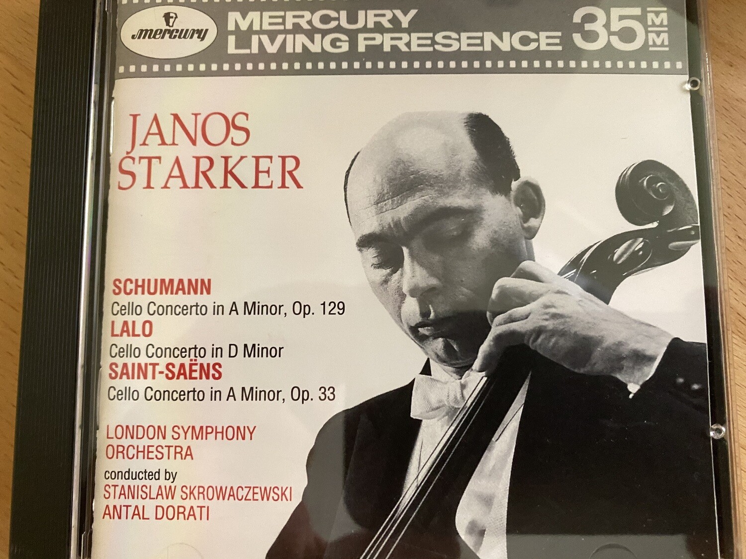 Schumann, Lalo, Saint-Saens
Starker