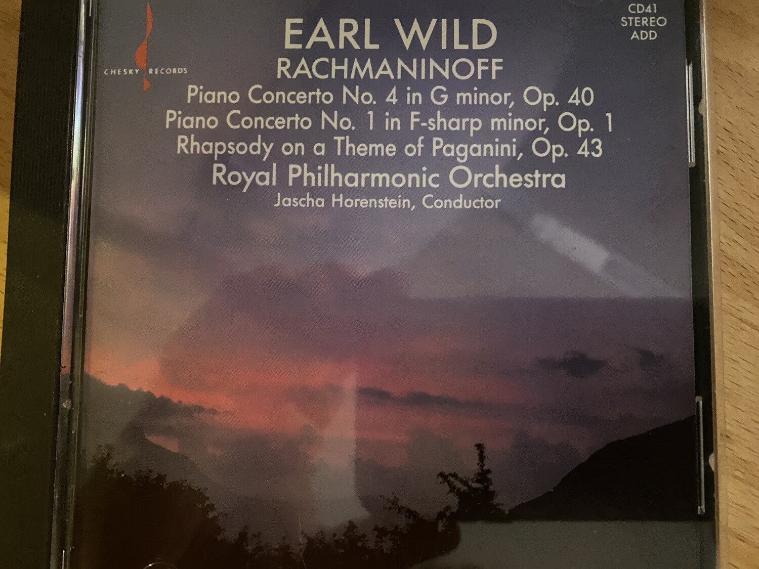 Earl Wil, Rachmaninoff
Piano Concertos