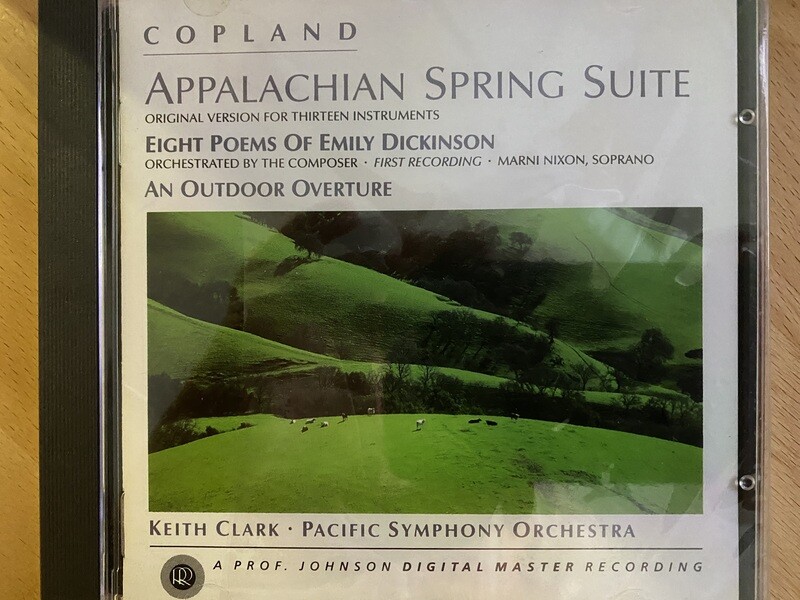 Copland
Appalachian Spring Suite