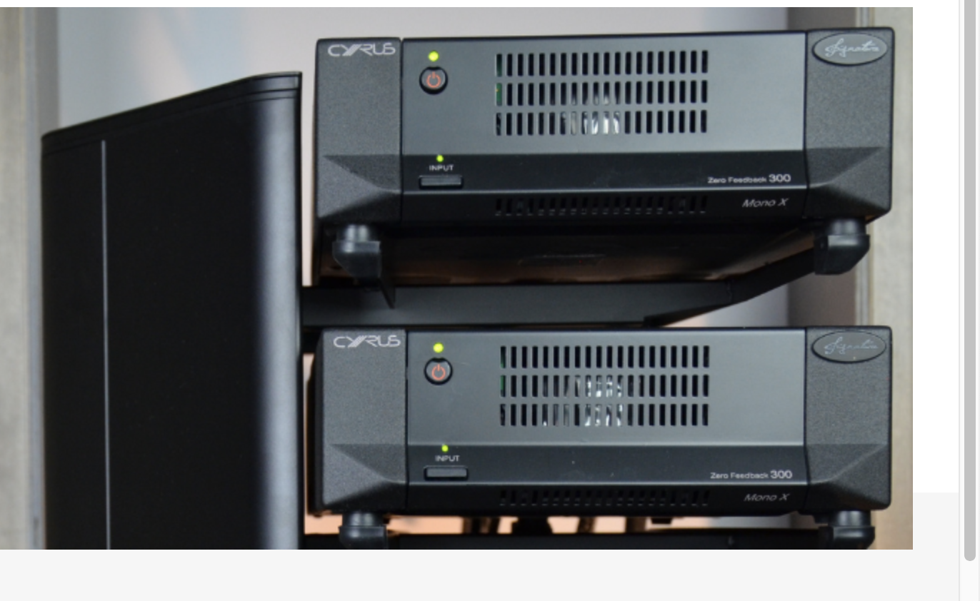 Cyrus Mono X 200 Signature (Mono Poweramp, pair)