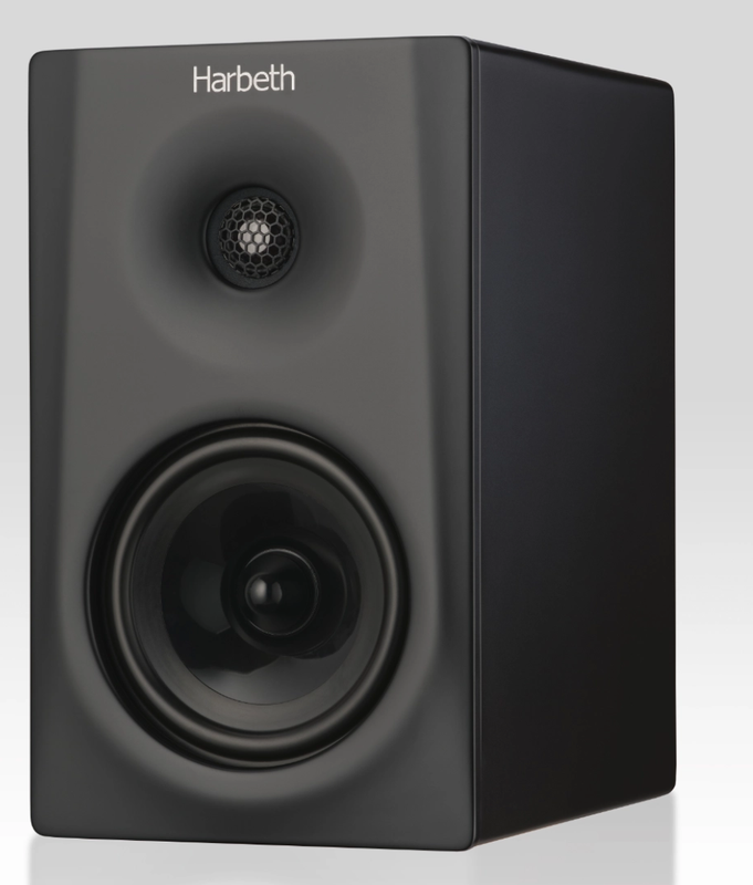 Harbeth NLE-1 satin black (active speaker, pair)
