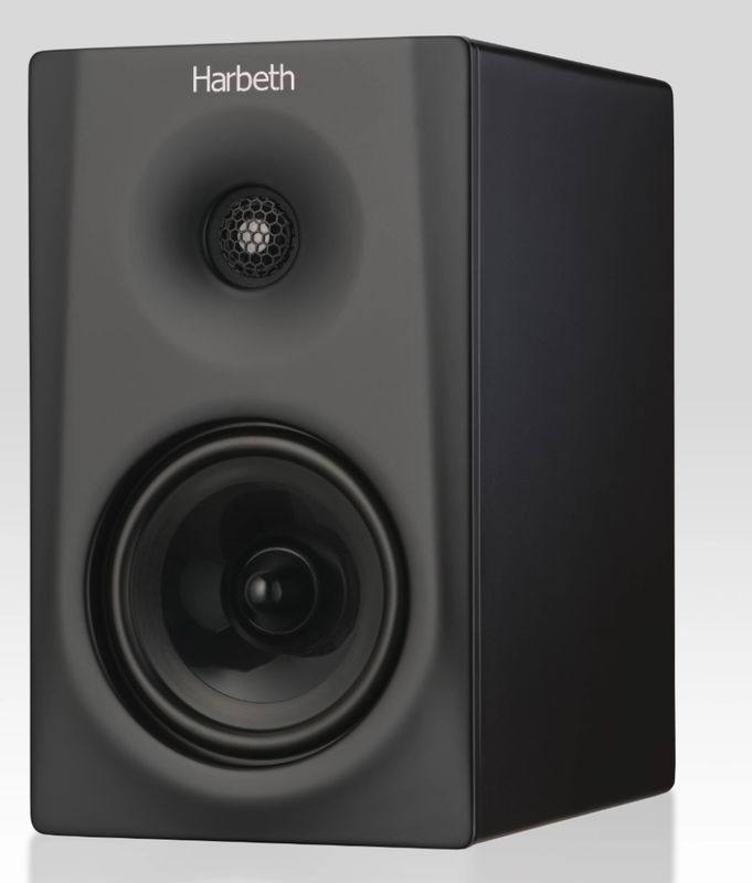 Harbeth NLE-1 satin black (active speaker, pair)