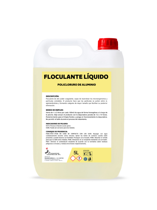 Floculante líquido para piscinas