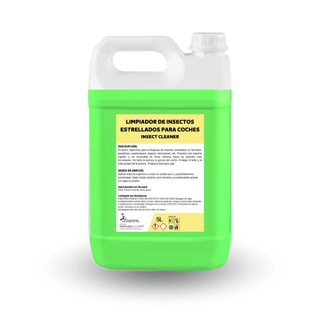 Limpiador de Insectos Estrellados para Coches, 5L, Elimina Insectos sin Esfuerzo