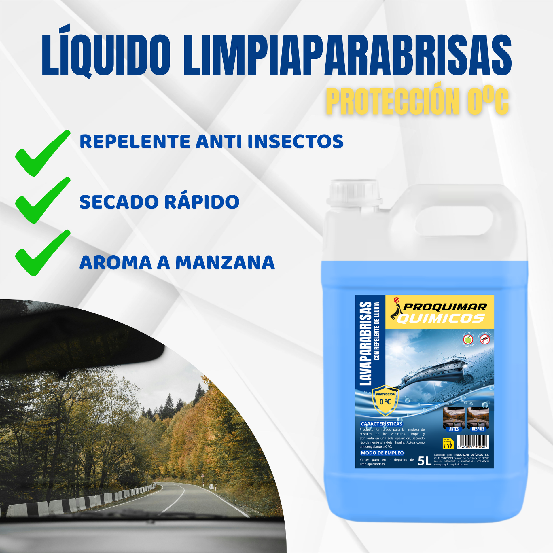 Lavaparabrisas protección  0ºC