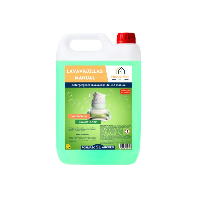 Lavavajillas Manual – Detergente para Vajilla – Formato Profesional 5L