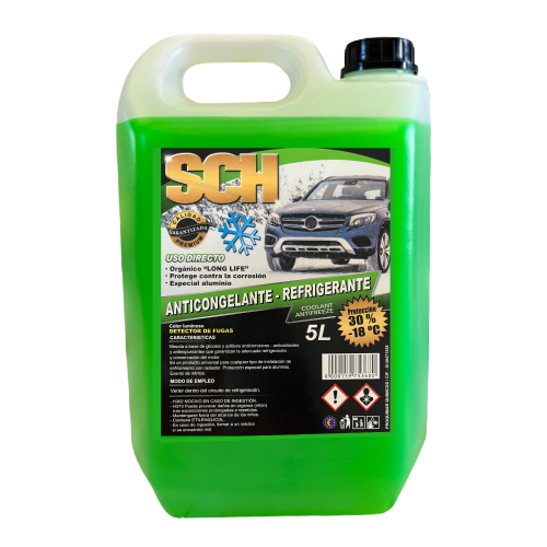 Anticongelante - Refrigerante 30%  verde