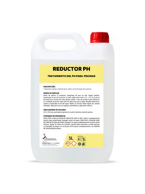 Reductor del PH para Piscinas. Garrafa 5 litros