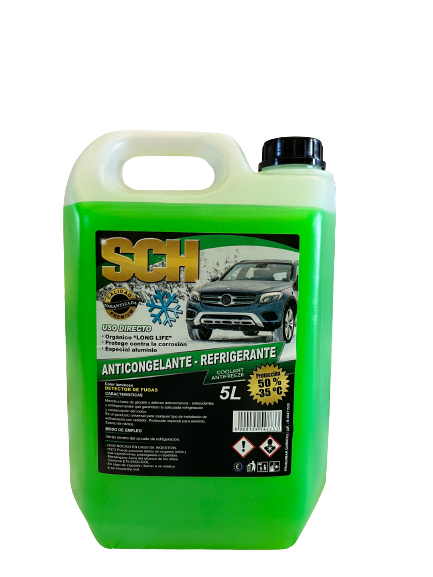 Anticongelante 50%/-37ºC verde